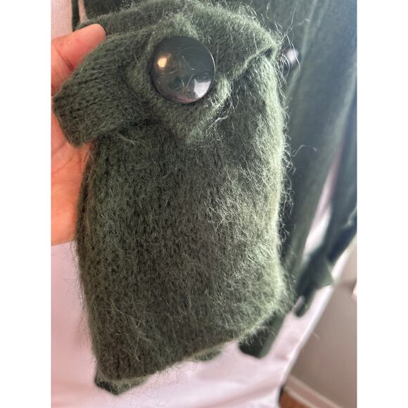 60. Siste's cardigan; mohair blend; made in Italy; size large - Picture 5 of 11